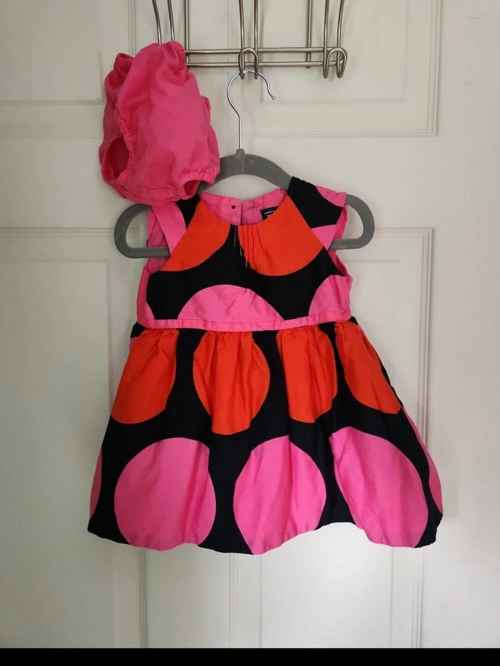 The Children's Place Pink & Black Patterned Toddler Dress